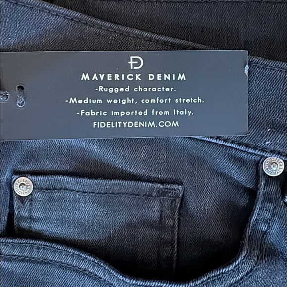 Fidelity Denim 50-11 Straight Leg Jeans 33x35 - Picture 8 of 10